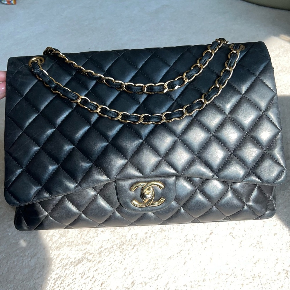 COPY - Chanel Maxi W Gold Hardware (Authentic)